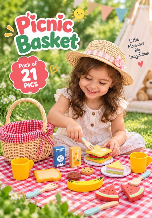 Tooky Toy Picnic Basket - Marah Kids