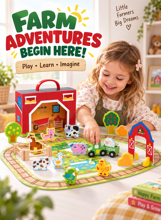Tooky Toy Farm Play Box - Marah Kids