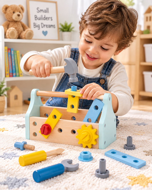 Tooky Toy Take-Along Tool Box