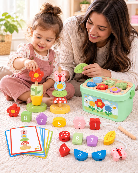 Tooky Toy Garden Stacking Set - Marah Kids