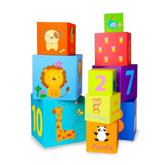 Winfun - Stack & Play Animal Cubes - Marah Kids