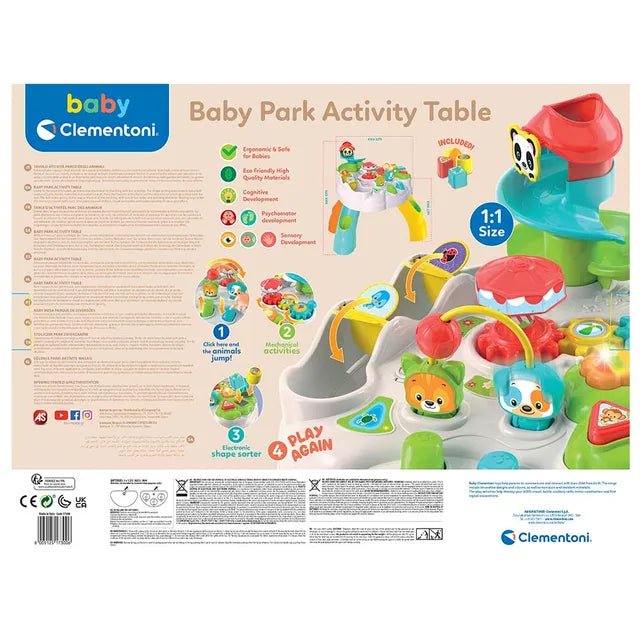 Clementoni Baby Park Activity Table - Marah Kids