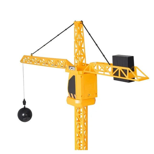 D - POWER Teamsterz JCB Remote Control Crane Tower 100cm | Battery Operated The crane tower requires 3 x AA batteries (not included) | Elevate your child's playtime with the JCB Remote Control Crane Tower | Suitable Ages 3 + - Marah Kids