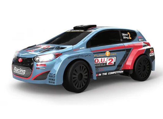 D Power – Rally Monster (Twin Pack) | RTR, 2 Radio Remote Control Car for Kids | 1:26 Scale, Dual Frequency Radio Channel, All Way Movement RC Car | White / Green Asst. - Marah Kids