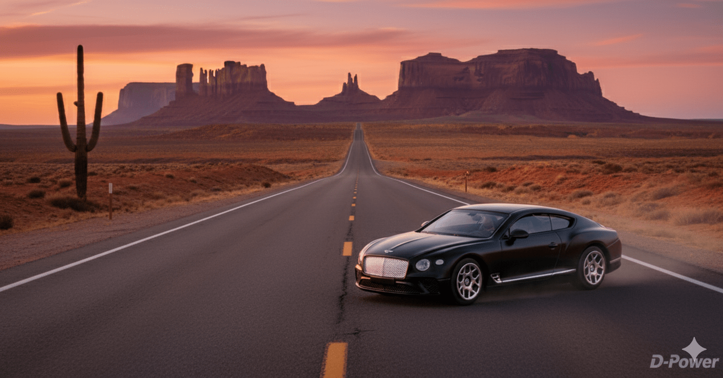 D - Power 1:64 Diecast Bentley Continental GT 2018 – Matte Black Model Car - Marah Kids