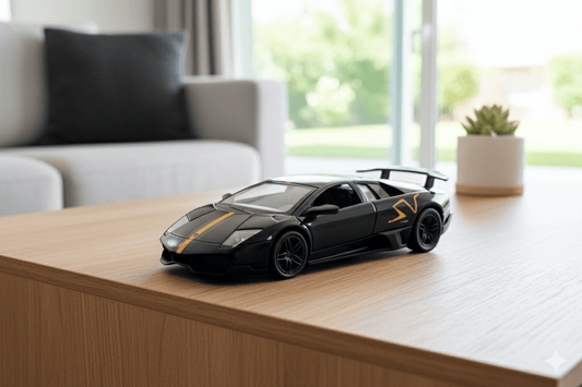 d - power 1:36 diecast lamborghini lp670 - 4 murcielago – black - Marah Kids