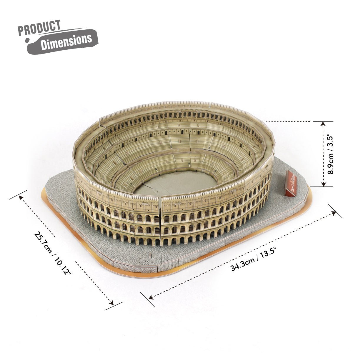 CUBIC FUN NGEO 3D PUZZLE THE COLOSSEUM 131PCS - Marah Kids