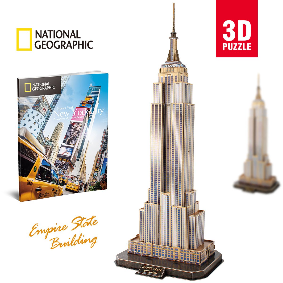 CUBIC FUN NGEO 3D PUZZLE EMPIRE STATE BUILDING 66P - Marah Kids