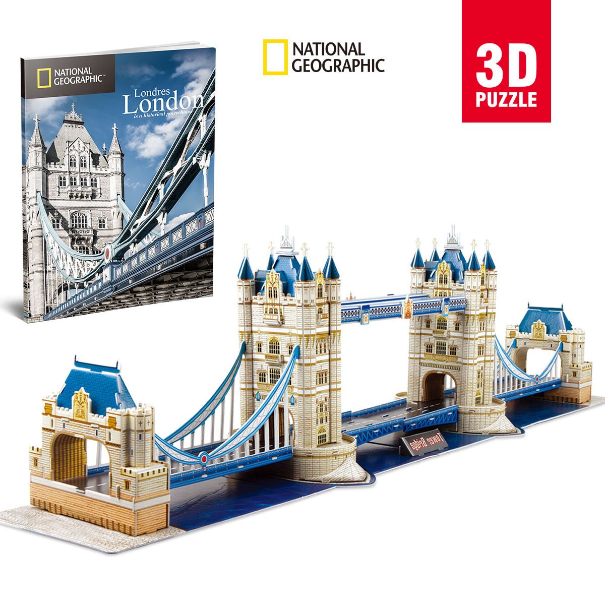 CUBIC FUN NGEO 3D PUZZLE TOWER BRIDGE 120PCS - Marah Kids
