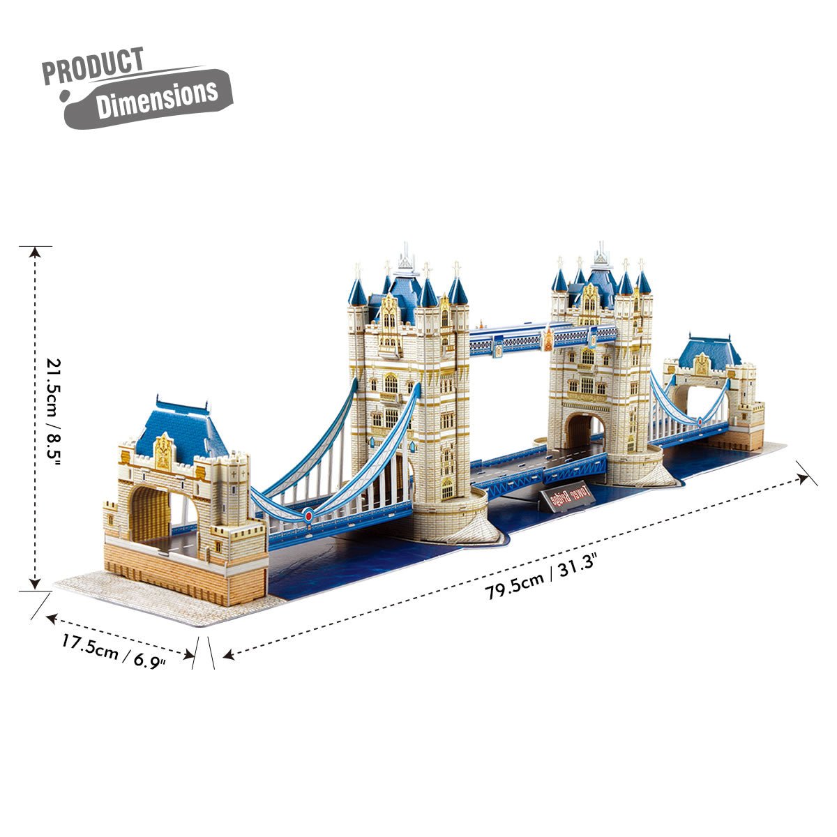 CUBIC FUN NGEO 3D PUZZLE TOWER BRIDGE 120PCS - Marah Kids