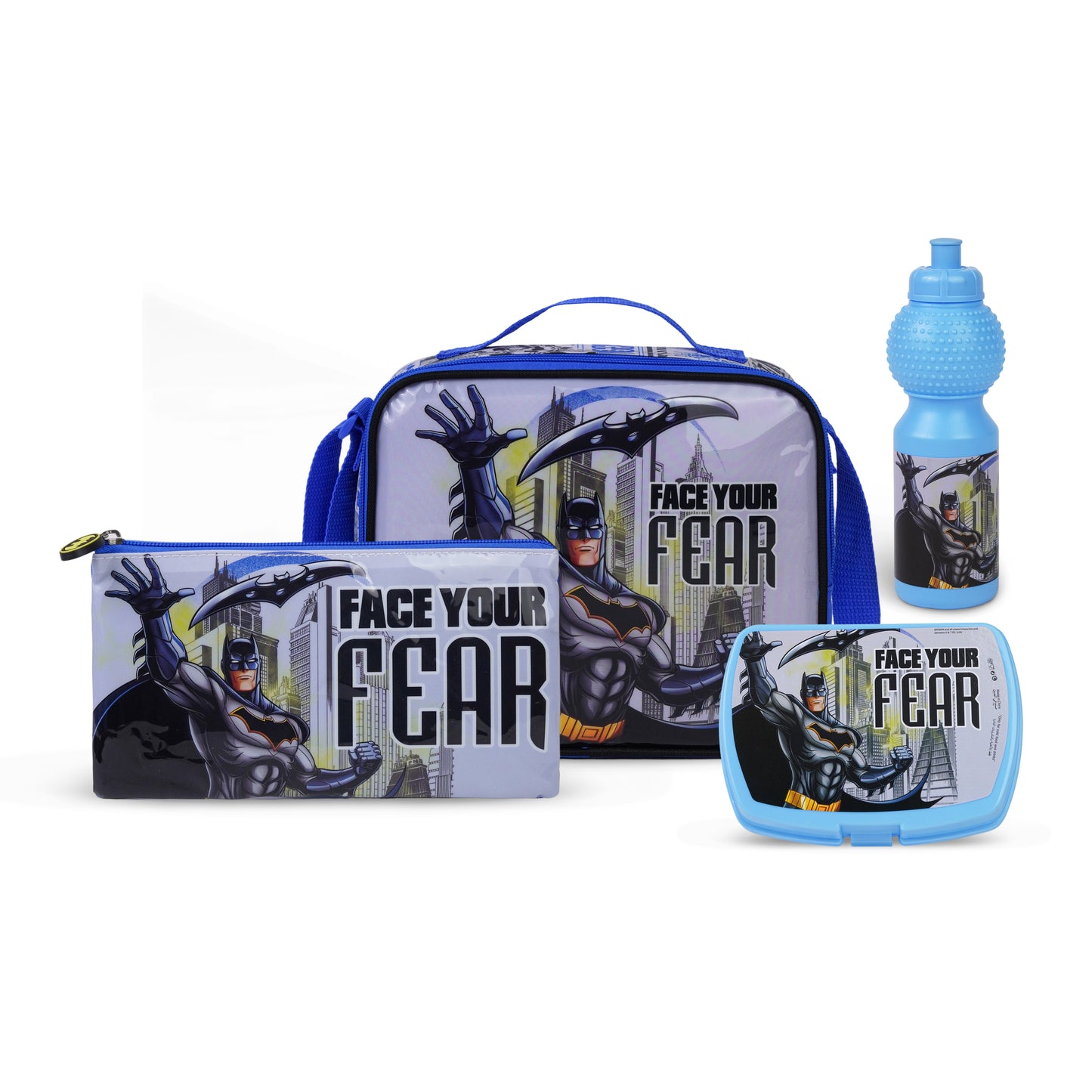 Warner Bros. Batman 5-in-1 Kids Trolley School Set 18 Inc