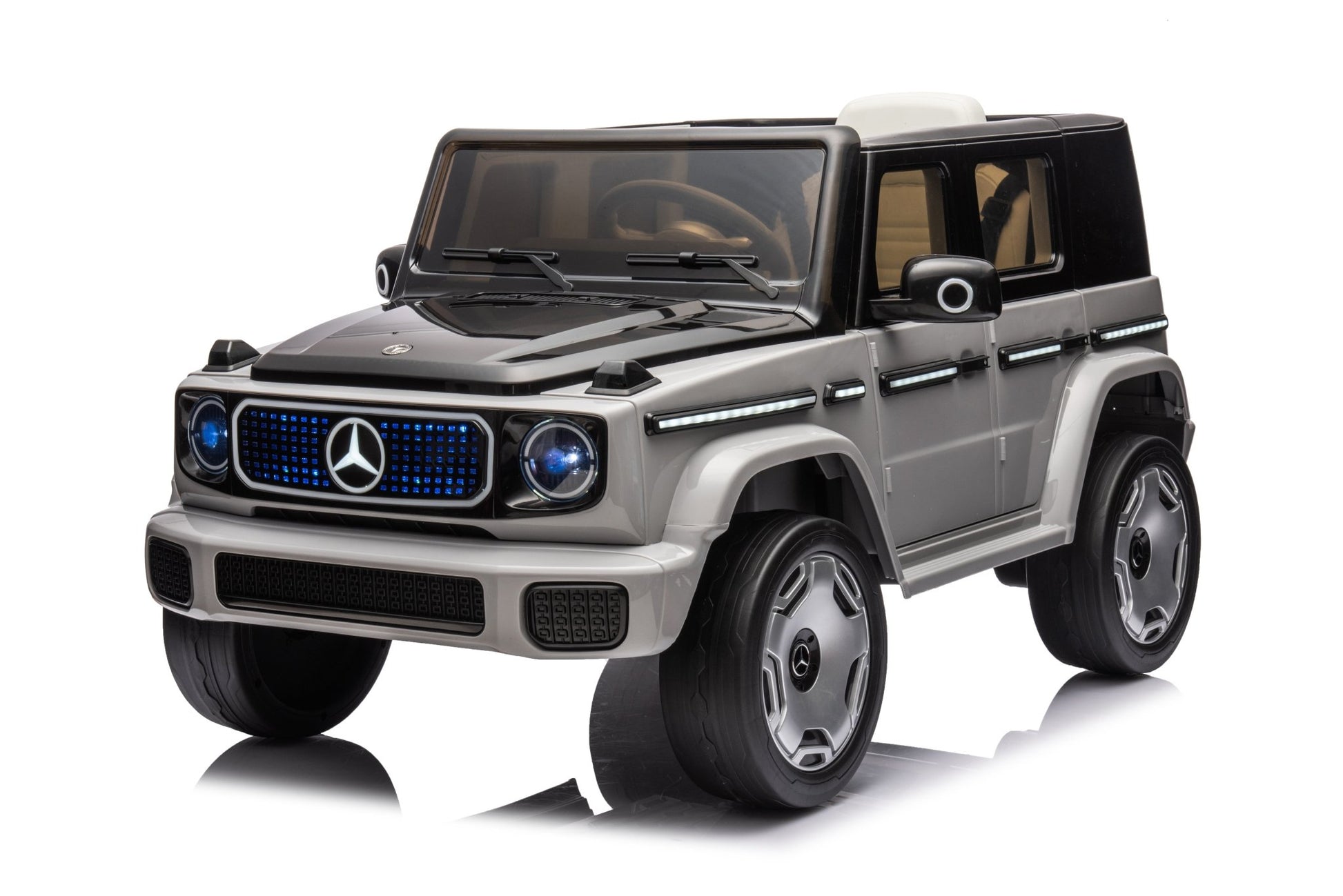 Mercedes - Benz EQG Electric Car Battery Powered Jeep - Grey - Marah Kids