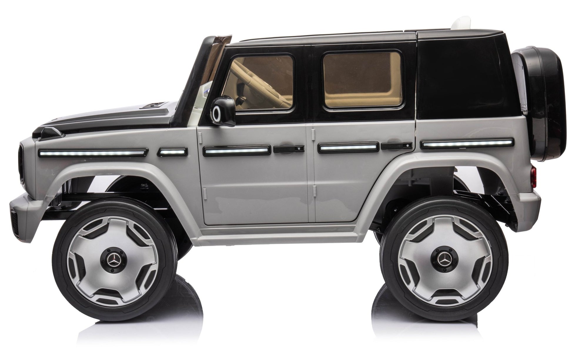 Mercedes - Benz EQG Electric Car Battery Powered Jeep - Grey - Marah Kids