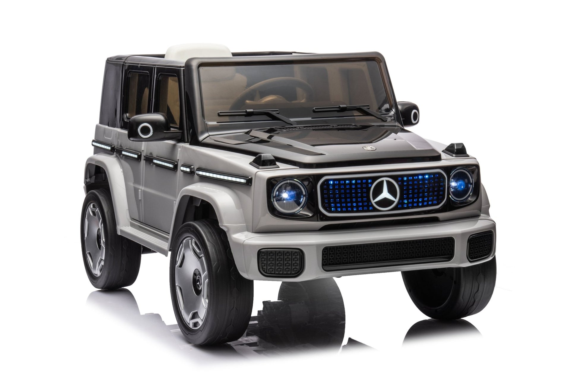 Mercedes - Benz EQG Electric Car Battery Powered Jeep - Grey - Marah Kids