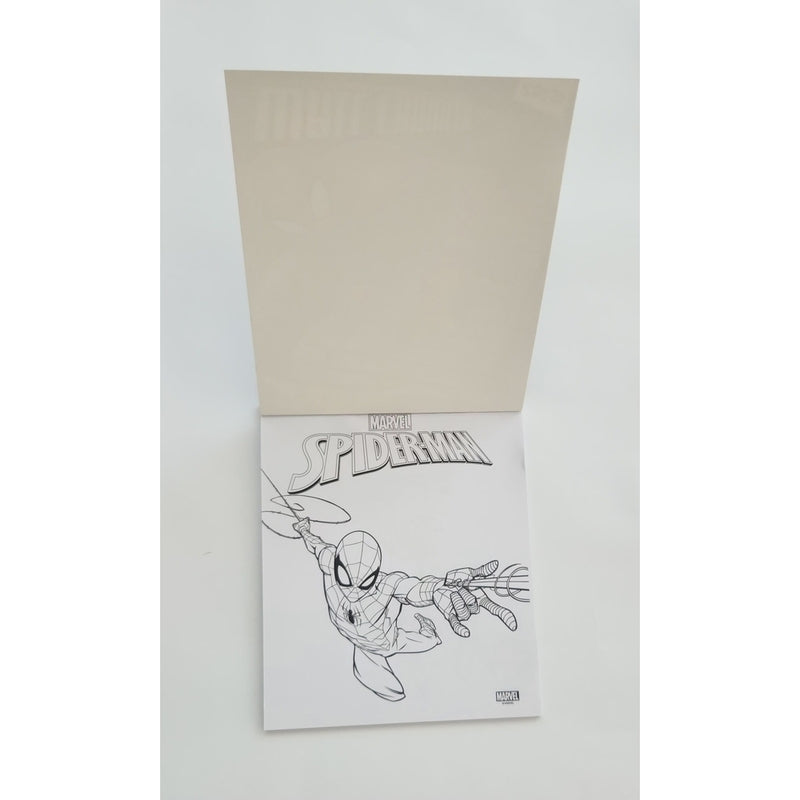 DISNEY SPIDER-MAN COLORING SET WITH SHAPED CRAYON