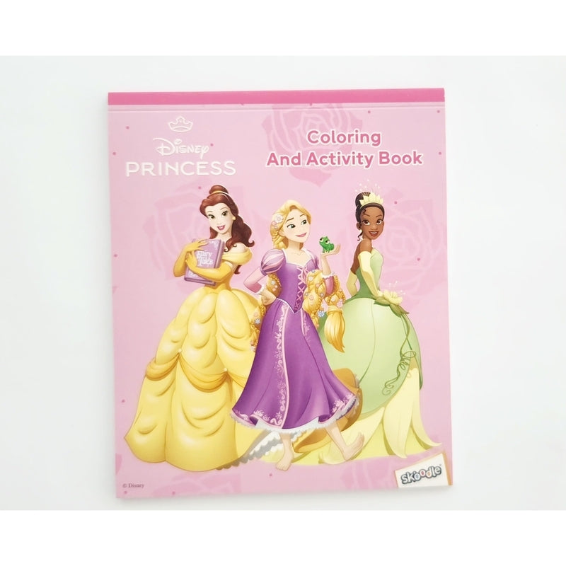 DISNEY PRINCESS COLORING SET WITH SHAPED CRAYON