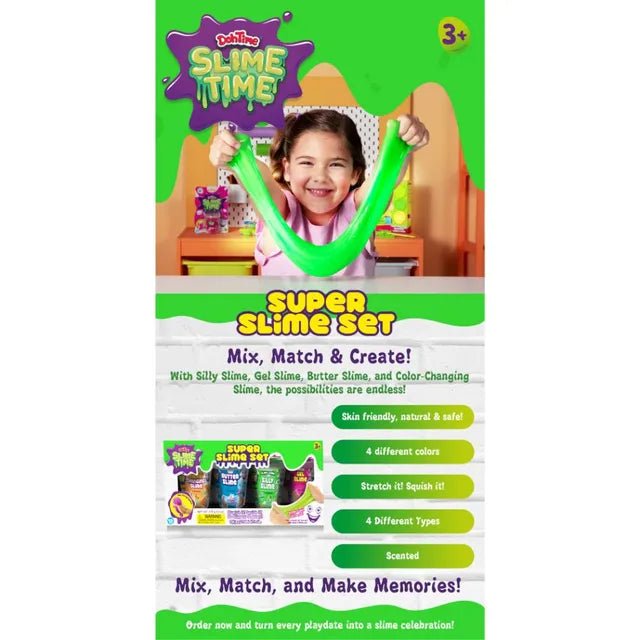 Slimetime Super Slime Set V2 4Cans - Marah Kids