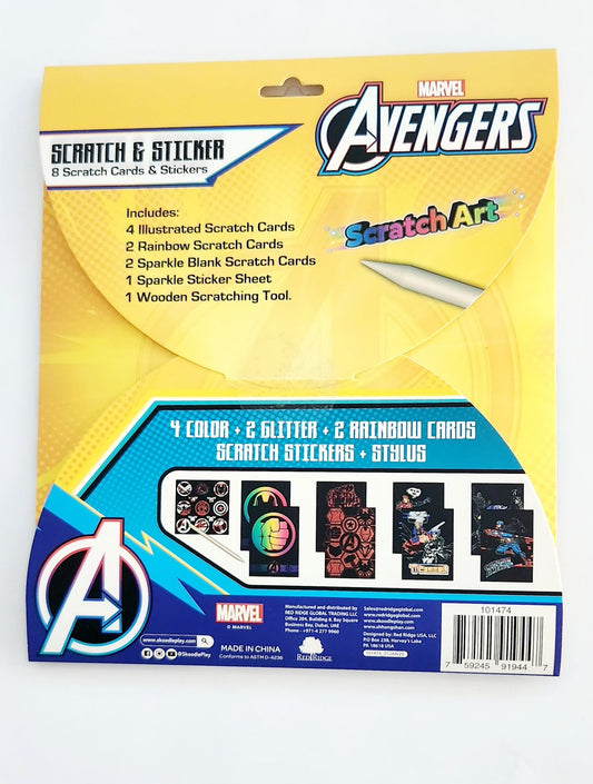 Disney Avenger Scratch Scribble - Marah Kids