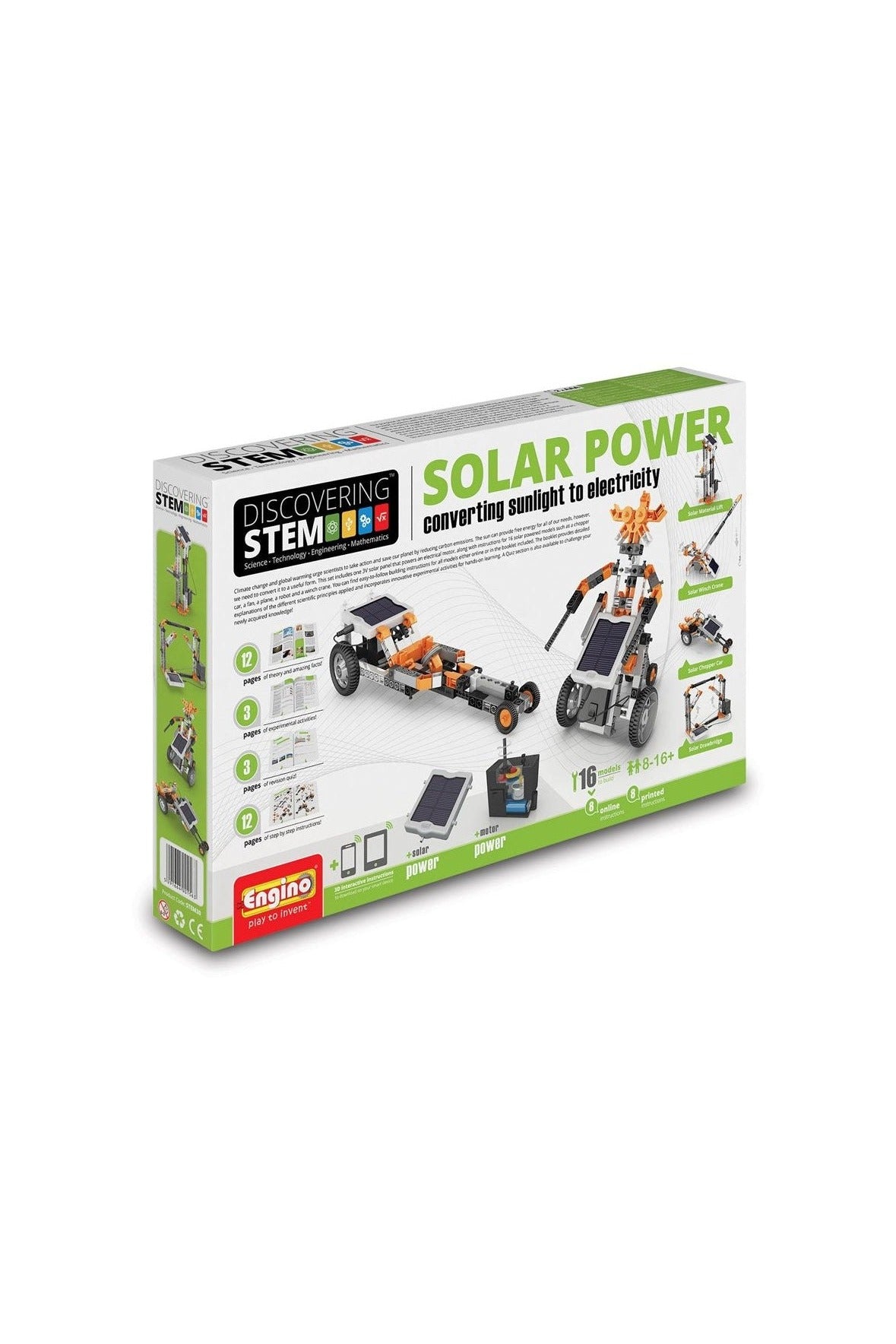 Engino Discovering STEM Solar Power Construction Set - Marah Kids