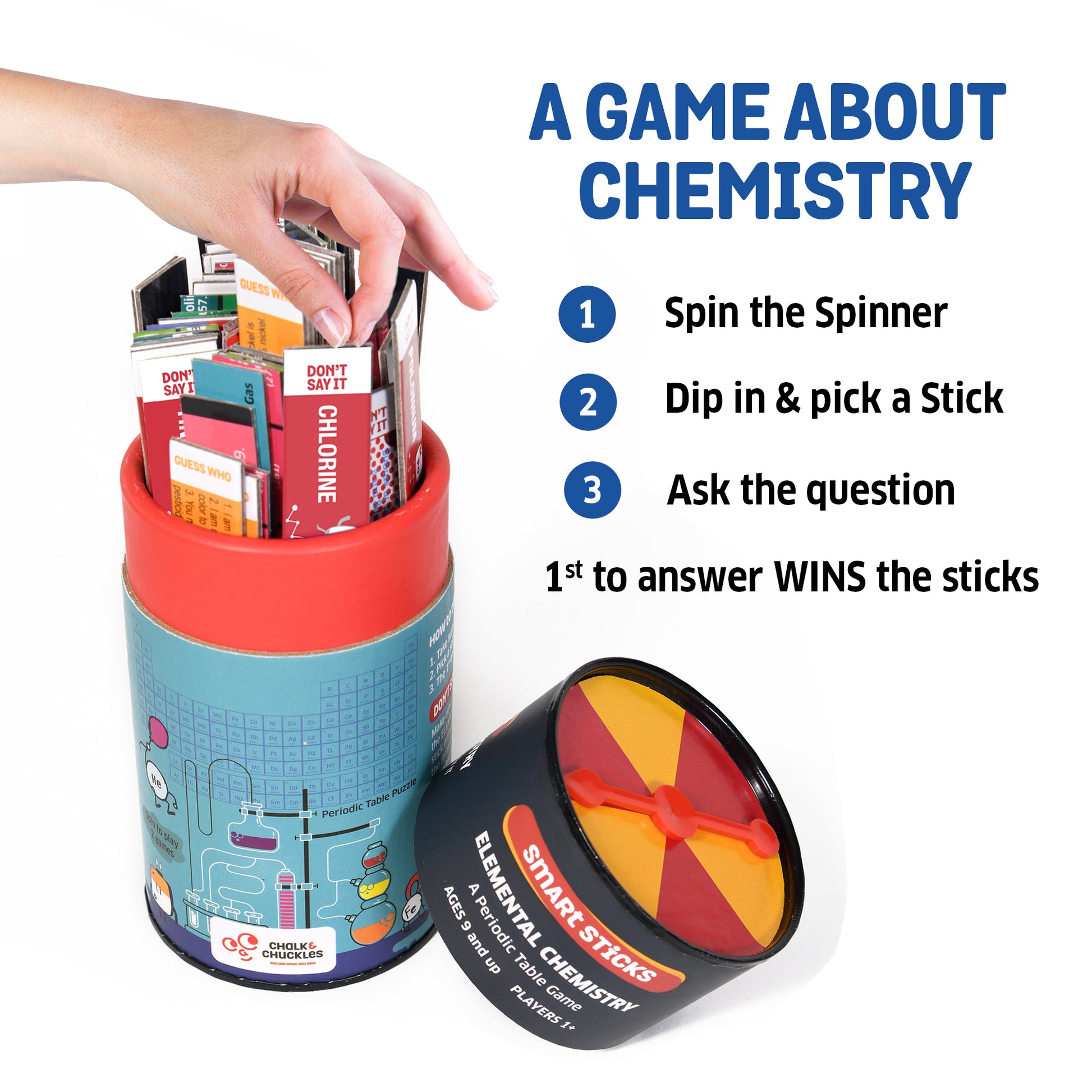 Chalk & Chuckles - Smart Sticks - Elemental Chemistry - Marah Kids