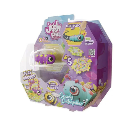 Jiggly Pets - Electronic Caterpllar - Purple - Marah Kids