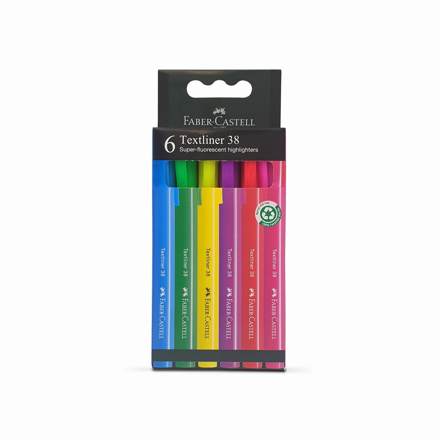 FABER - CASTELL SUPER - FLUO SLIM HIGHLIGHTER 6 COLOUR - Marah Kids