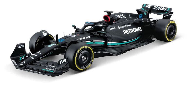 Bburago 1:24 Formula (with figure) - Mercedes - AMG Petronas Team W14 E Performance - Marah Kids