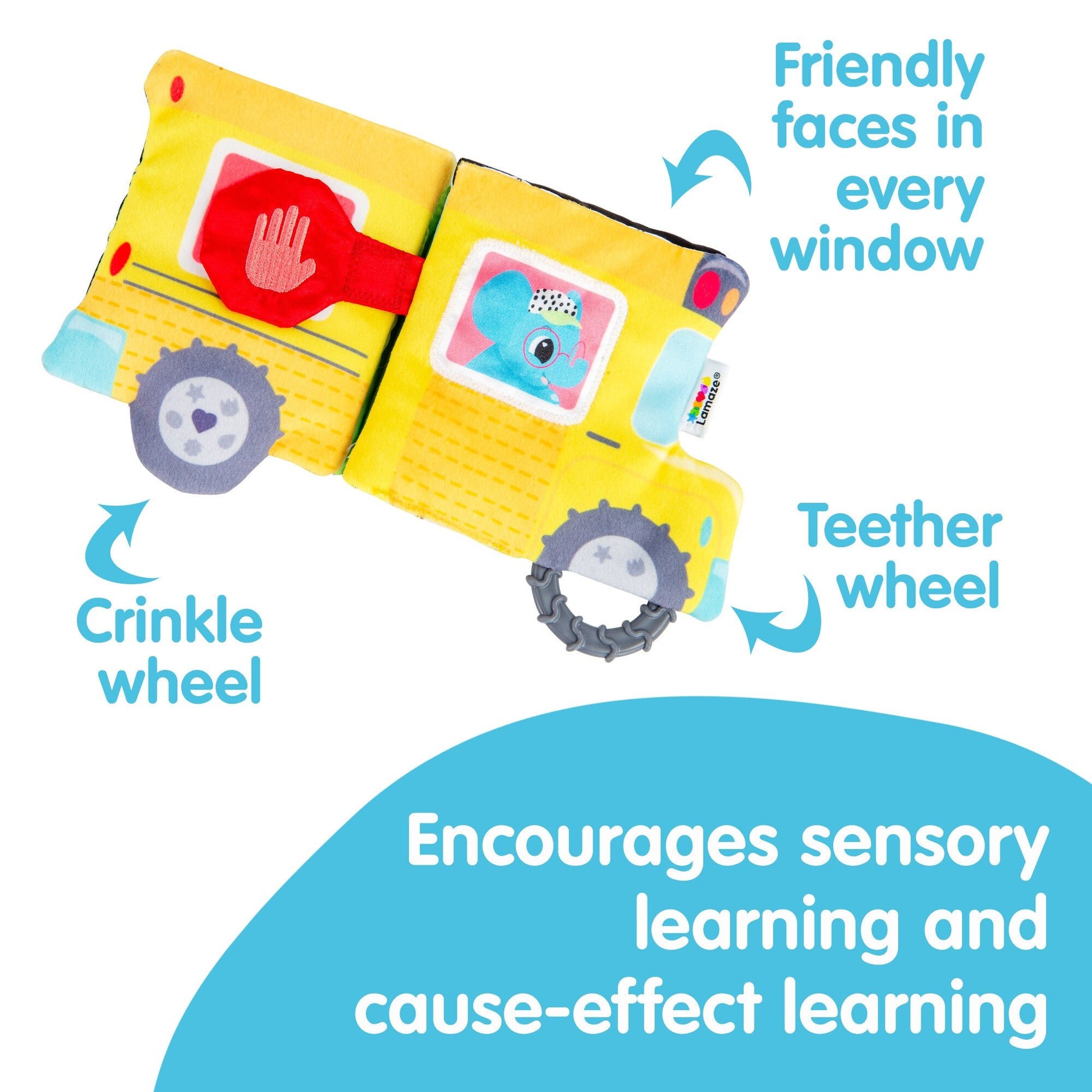 Lamaze - Accordion Bus On - The - Go Baby Playmat - Marah Kids