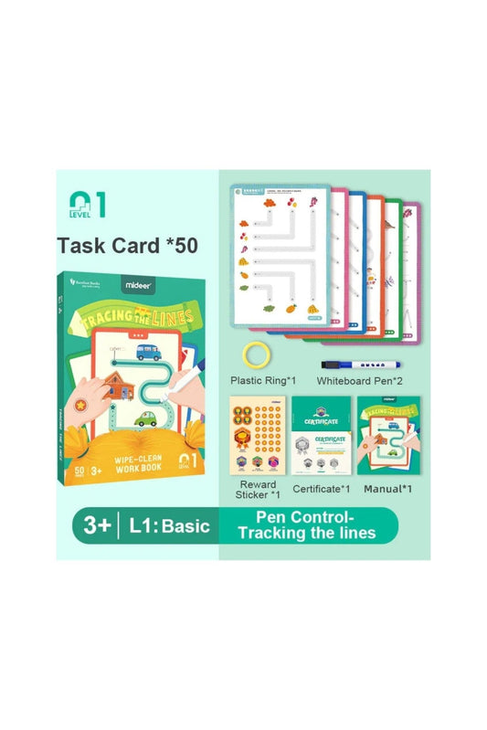 Finger Fun - Wipe - Clean Workbook - Marah Kids