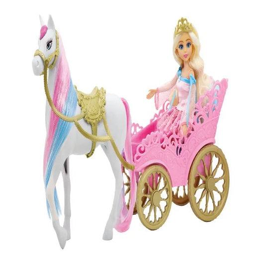 Funville - Dreameez Princess With Horse & Carriage - Marah Kids