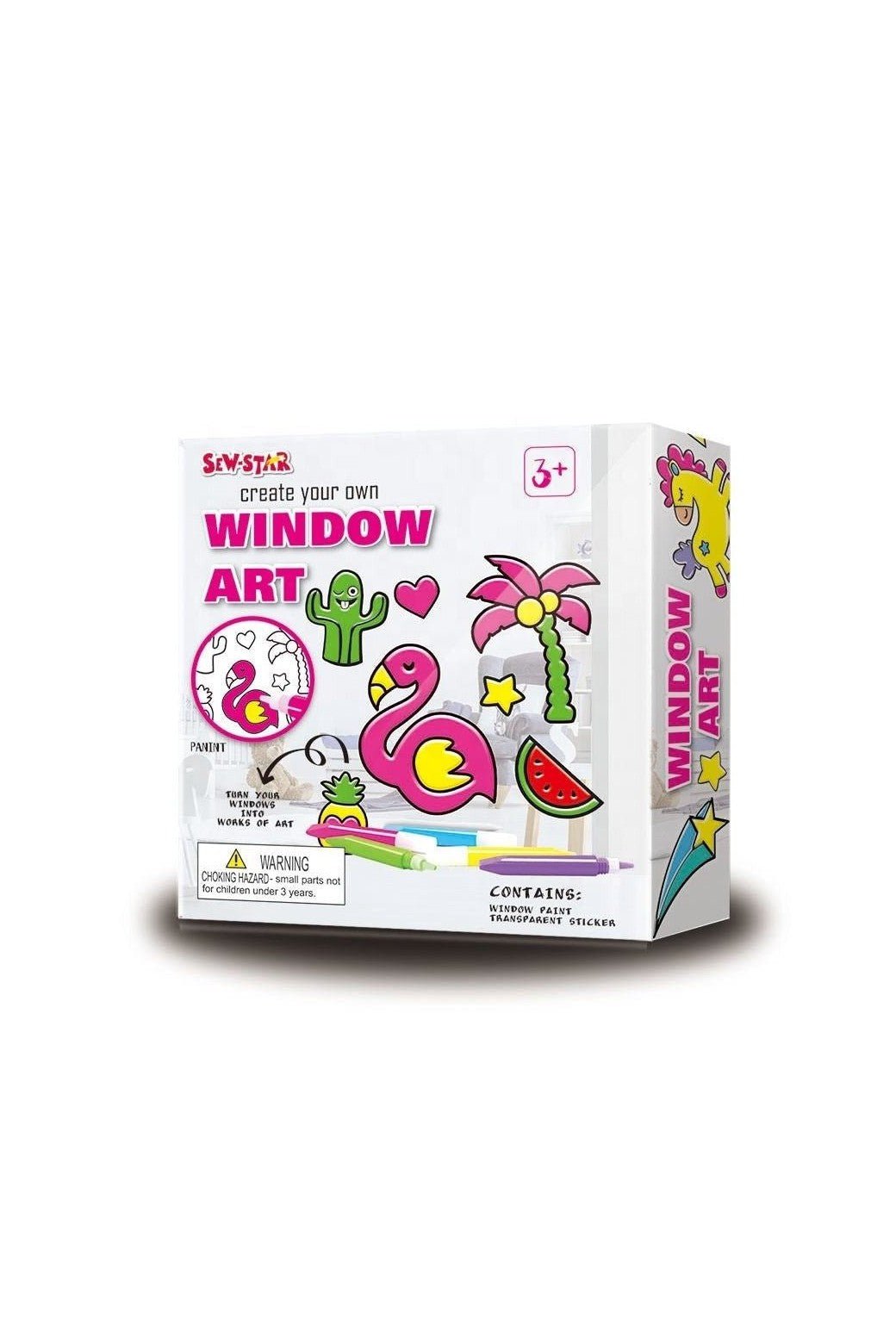 SEW - STAR DIY Kit Window Art Arts and Crafts Kit for Kids and Adults - Marah Kids