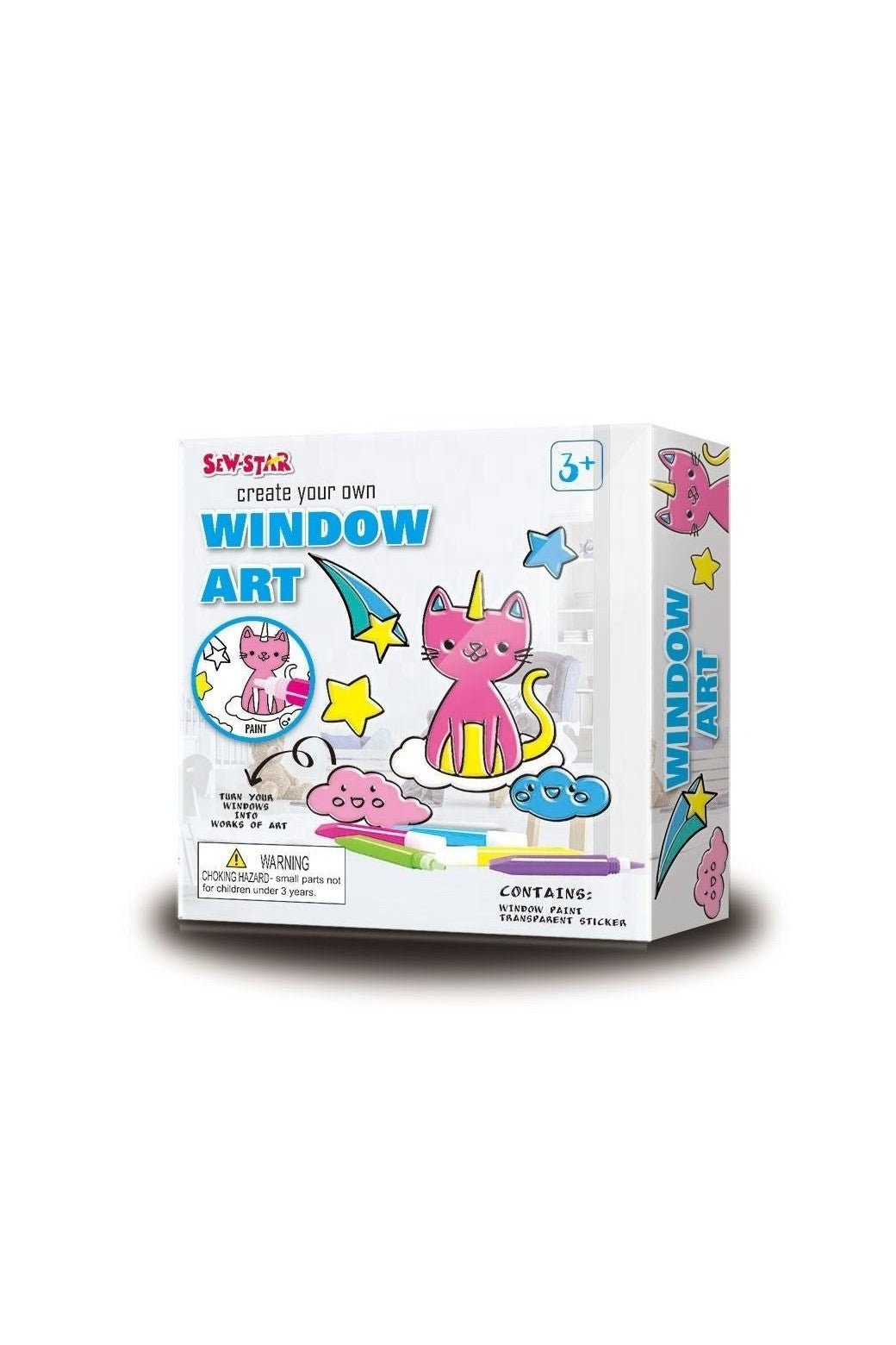 SEW - STAR DIY Kit Window Art Arts and Crafts Kit for Kids and Adults - Marah Kids