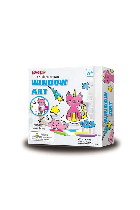SEW - STAR DIY Kit Window Art Arts and Crafts Kit for Kids and Adults - Marah Kids