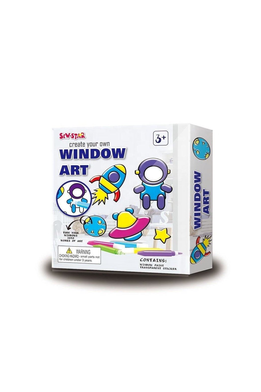 SEW - STAR DIY Kit Window Art Arts and Crafts Kit for Kids and Adults - Marah Kids