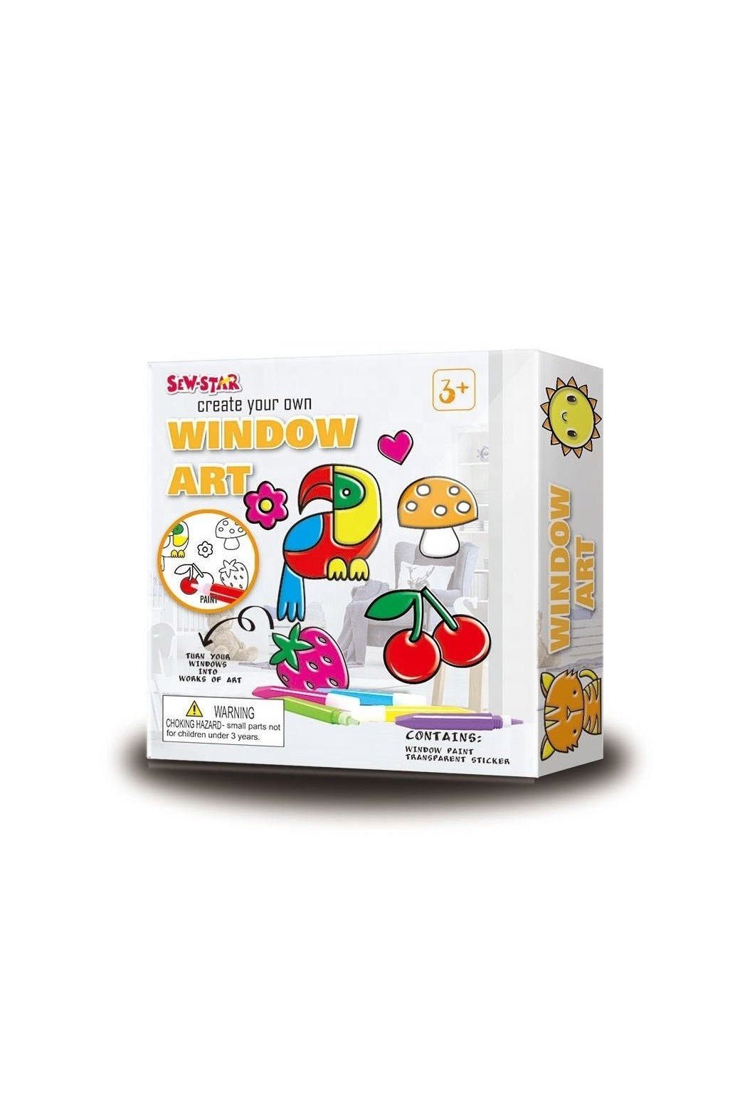 SEW - STAR DIY Kit Window Art Arts and Crafts Kit for Kids and Adults - Marah Kids