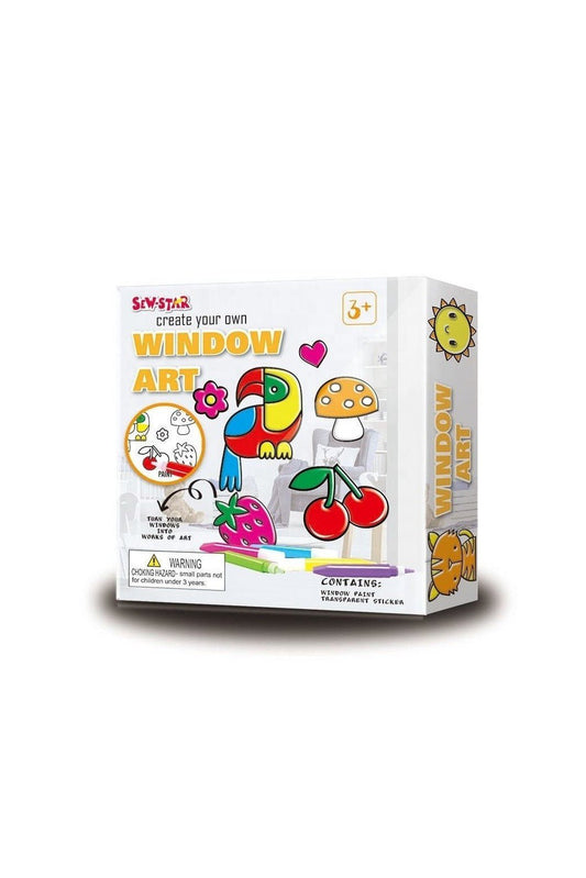 SEW - STAR DIY Kit Window Art Arts and Crafts Kit for Kids and Adults - Marah Kids