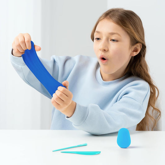 Hey Clay - Bluey. Colorful modeling air - dry clay, 5 cans with fun interactive app for kids aged 3+ years. - Marah Kids