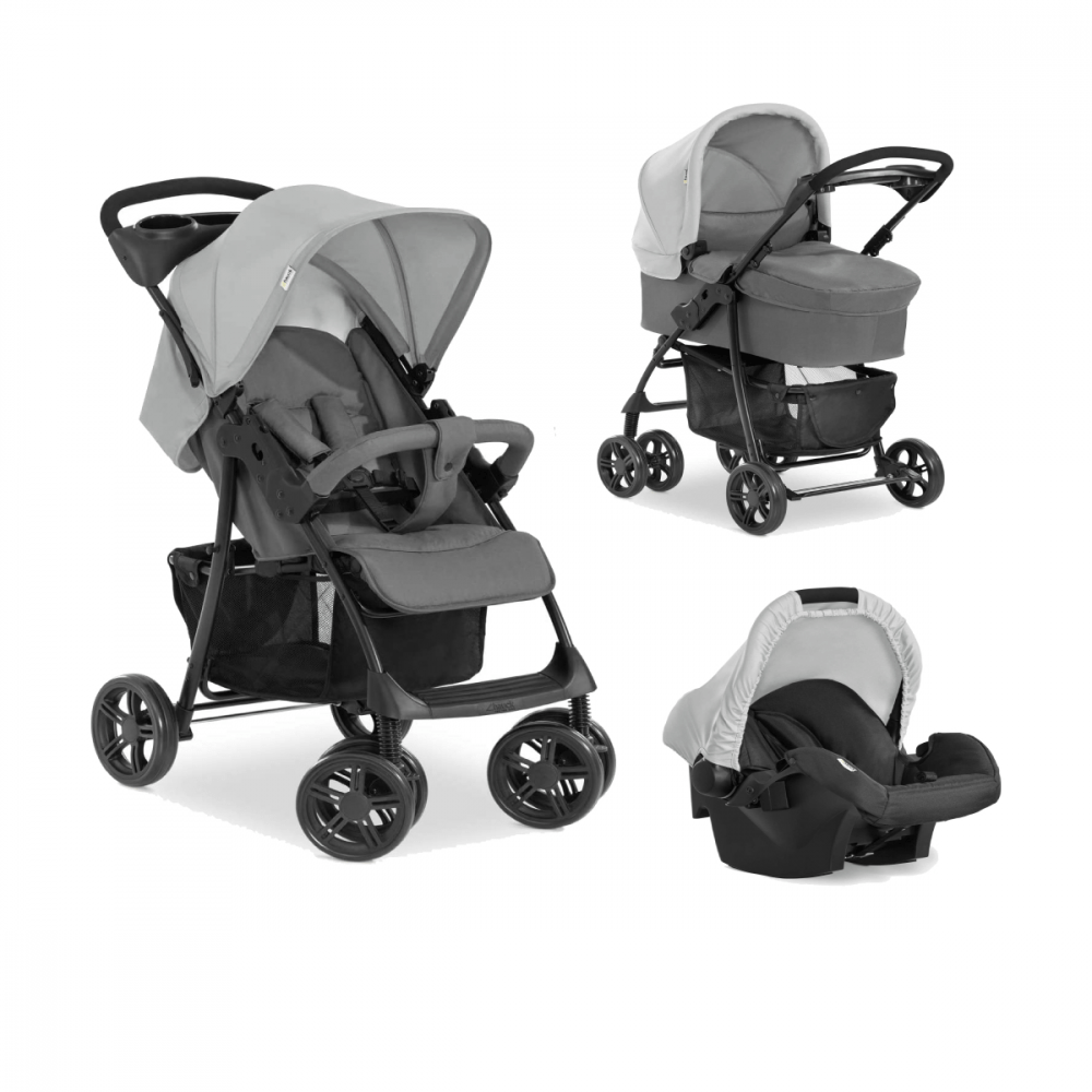 Hauck - Shopper Trioset Stroller - Grey