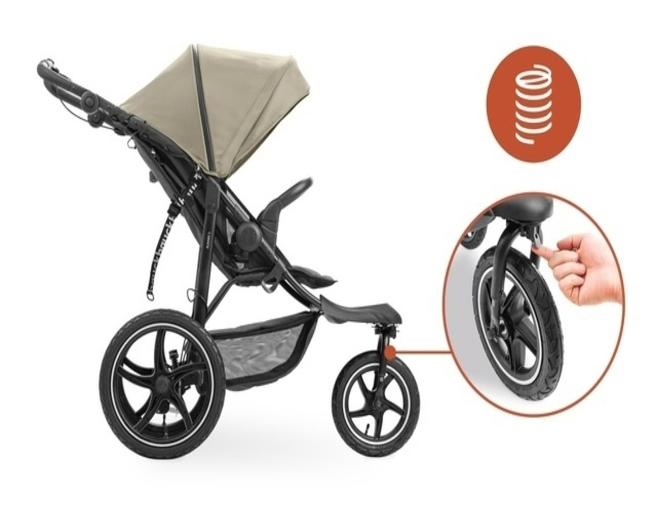 Hauck - Runner 3 Olive - Marah Kids