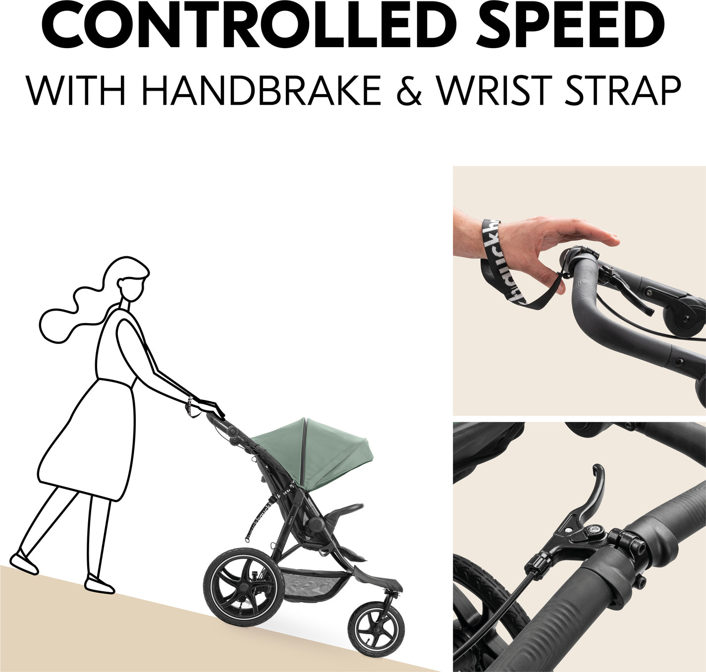 Hauck- Runner 3 Jungle Green