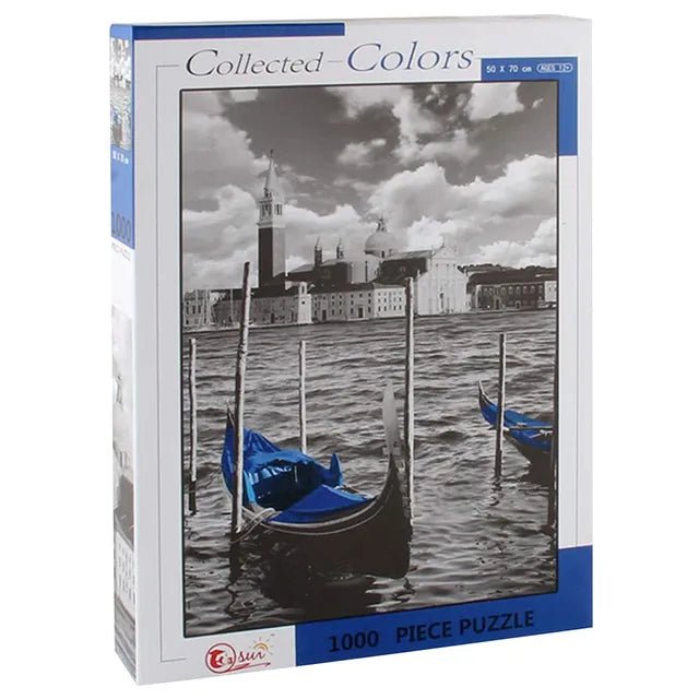 Jigsaw Puzzle 1000 Pieces Jigsaw Paper Puzzles, Building Model - Venice - Marah Kids