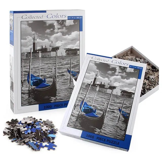 Jigsaw Puzzle 1000 Pieces Jigsaw Paper Puzzles, Building Model - Venice - Marah Kids