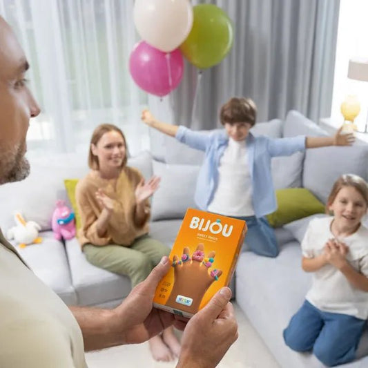 Hey Clay - SWEET RINGS Colourful modelling air - dry clay, 3 cans with fun interactive app for kids 3 years + - Marah Kids