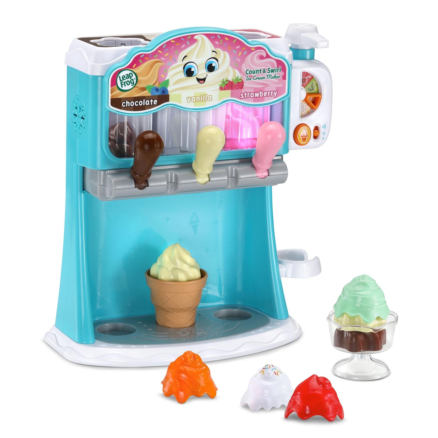 Leapfrog Count & Swirl Ice Cream Maker (Lfuk) (Arab) - Marah Kids