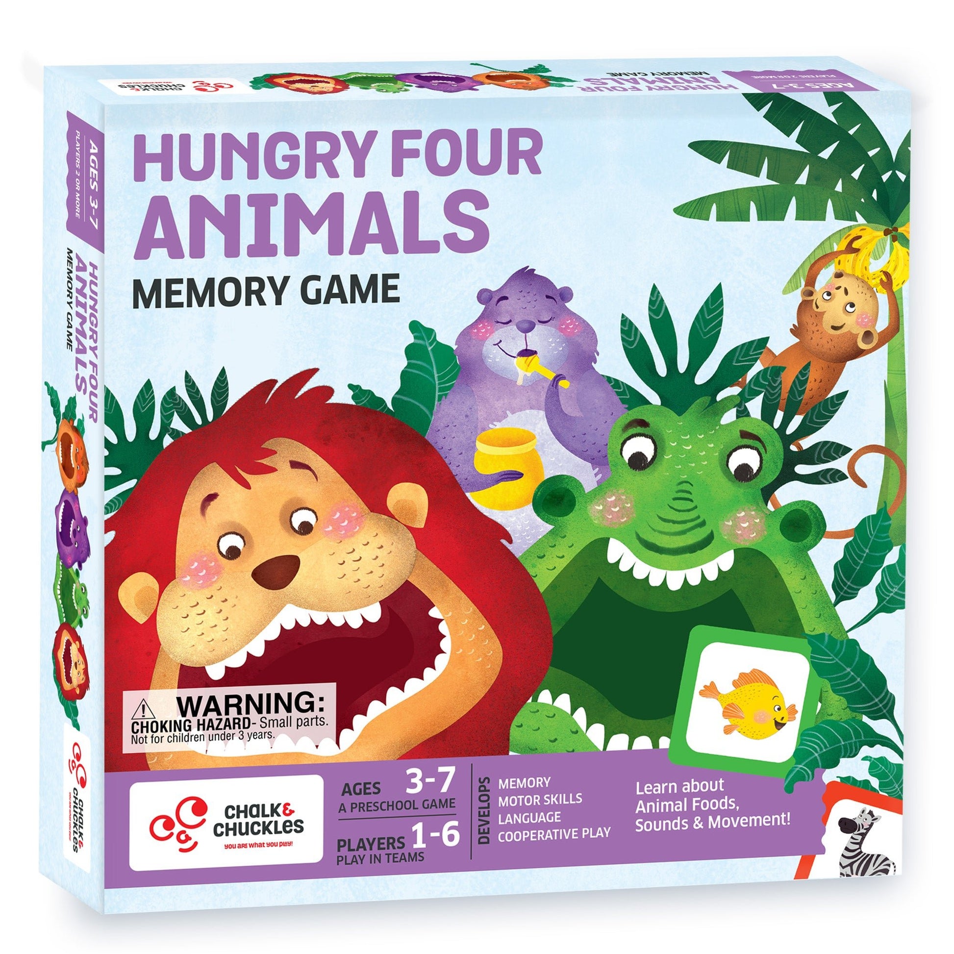 Chalk & Chuckles - Hungry Four Animals - Marah Kids