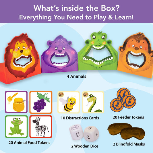 Chalk & Chuckles - Hungry Four Animals - Marah Kids