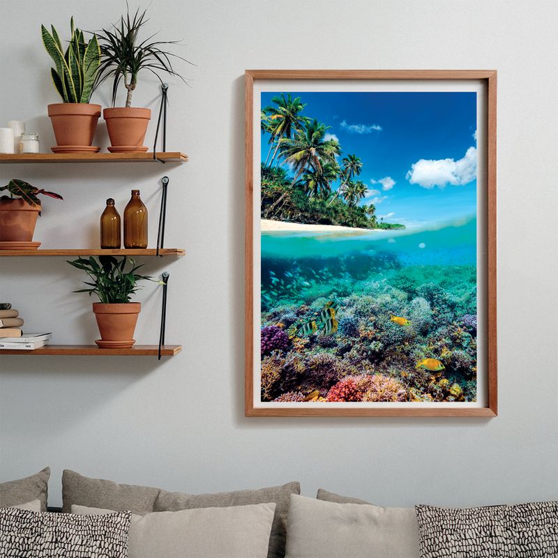 Clementoni Puzzle HQC Summer Paradise+Poster 1000 - pieces - Marah Kids