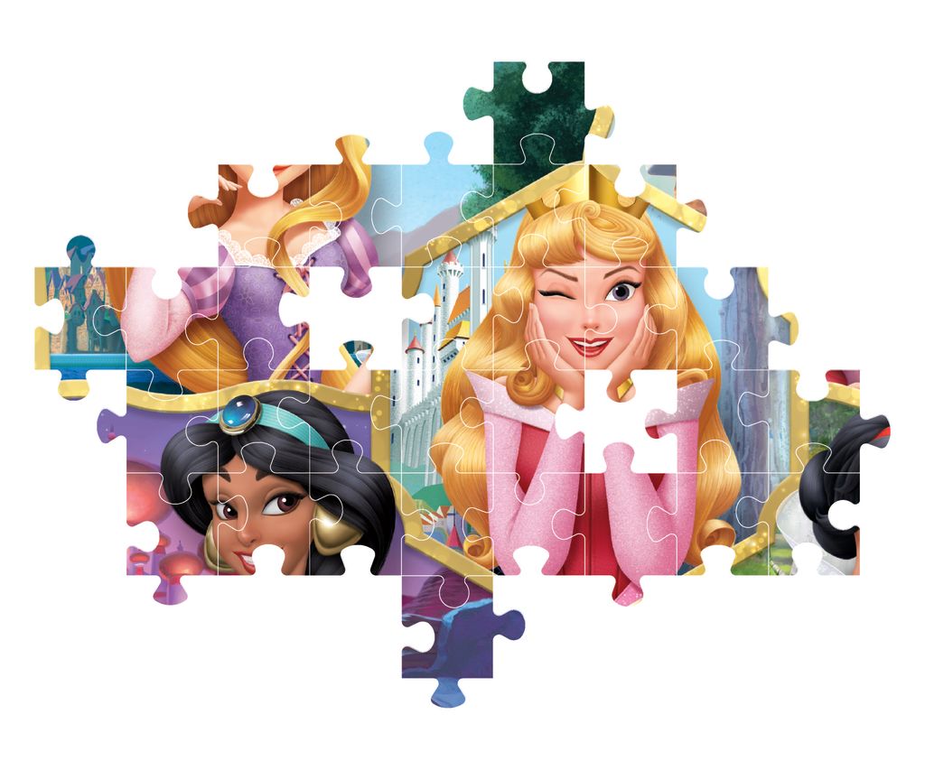 Clementoni Puzzle Disney Princess 2 Charmed 104-pieces
