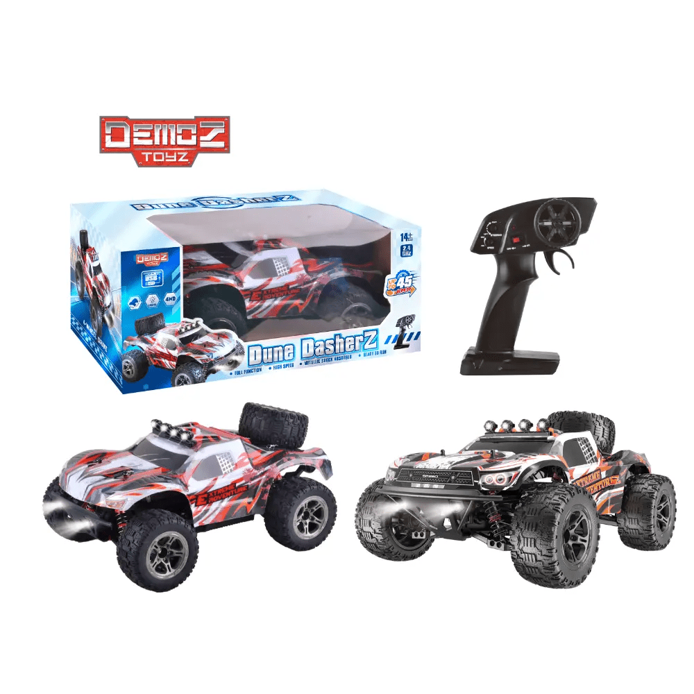 Power Joy Demoz RC Dune Dasherz 45Km/H 2.4G with Light, Assorted 1 Piece - Marah Kids