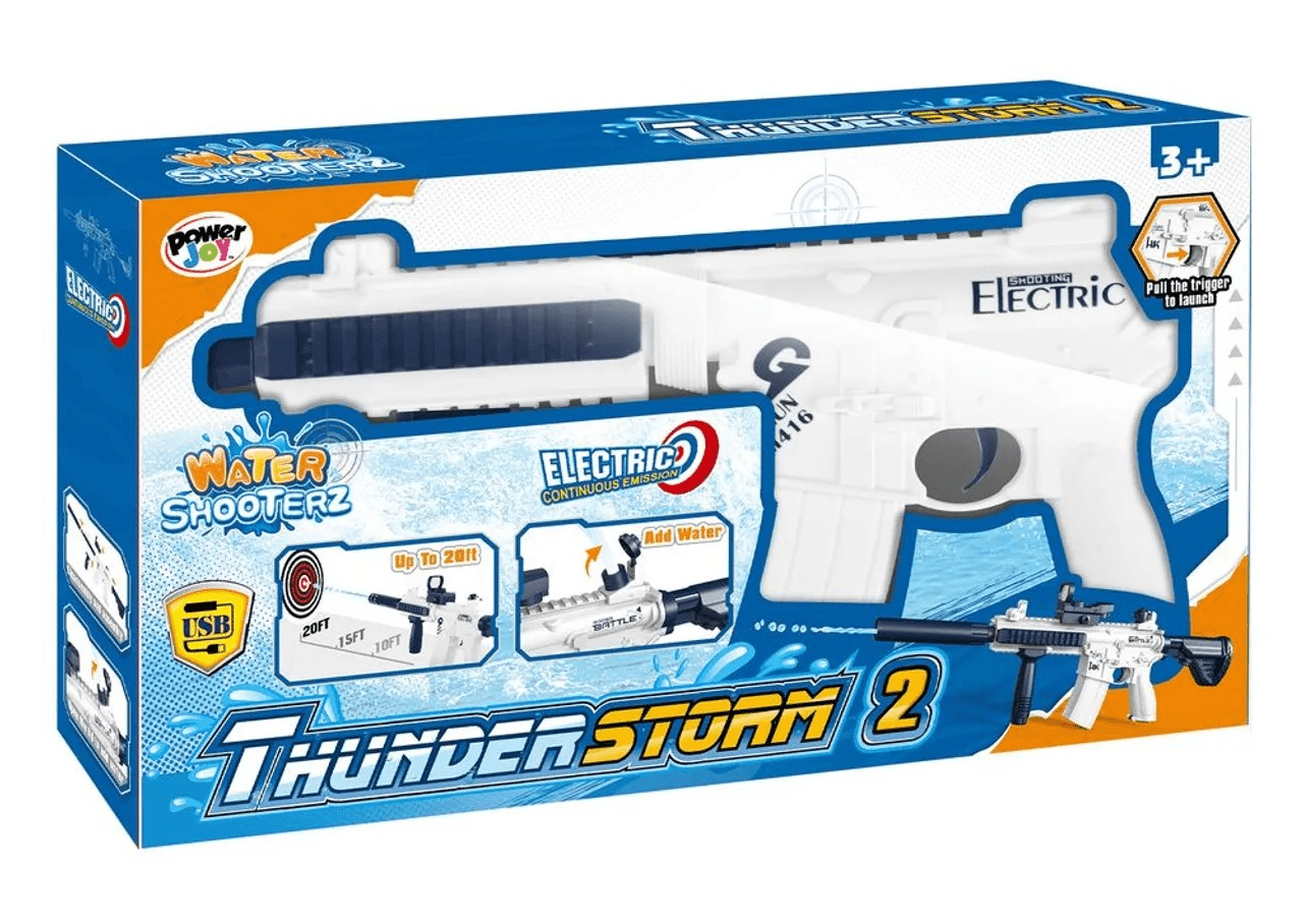Power Joy - Water Shooterz Gun - Thunderstorm 2 - Marah Kids